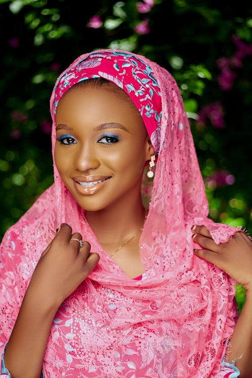 Portrait of a Woman Wearing a Headscarf 