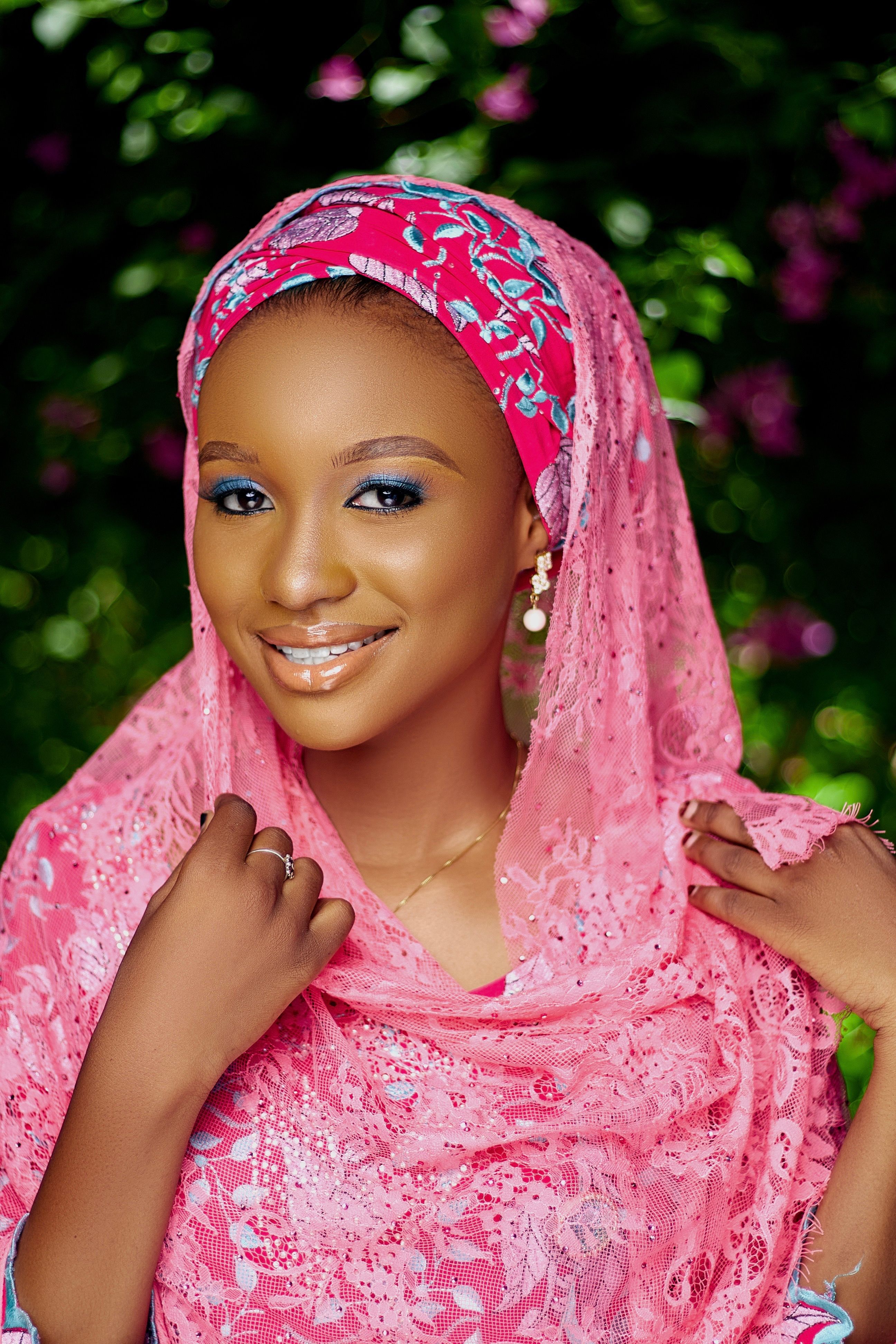 Portrait of a Woman Wearing a Headscarf · Free Stock Photo