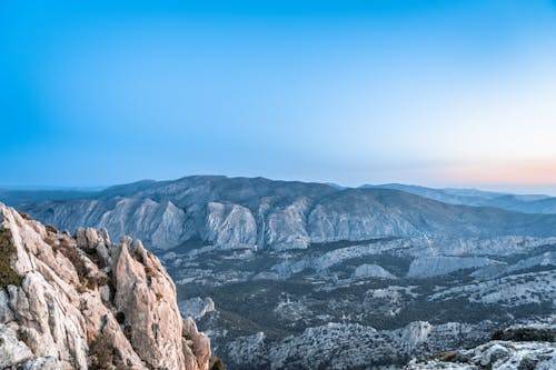 Barren Rugged Mountains