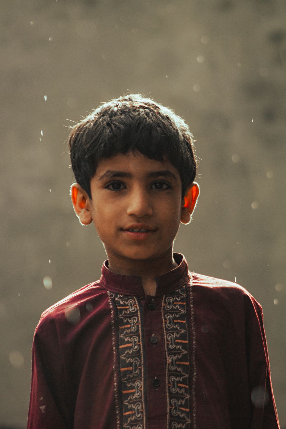 Authentic Boy Portrait of Boy in Traditional Shirt · Free Stock Photo