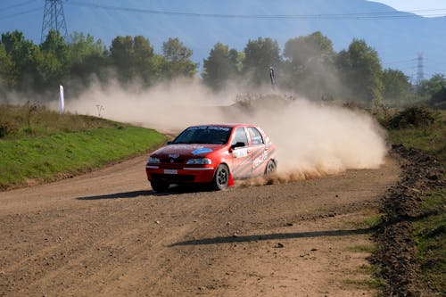 Car on Dirt Road