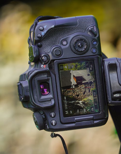 Close-up of a Digital Camera