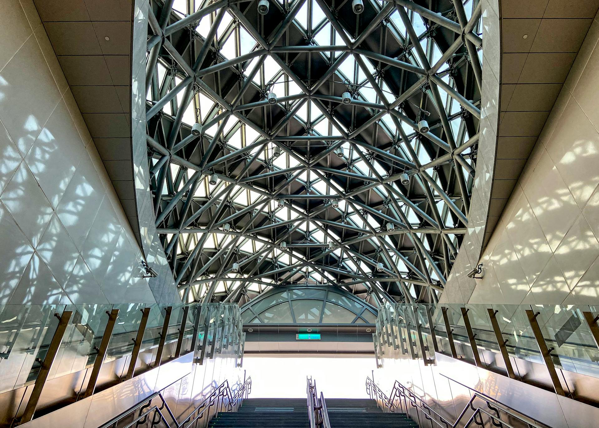 Roof Structure Above the Subway Exit