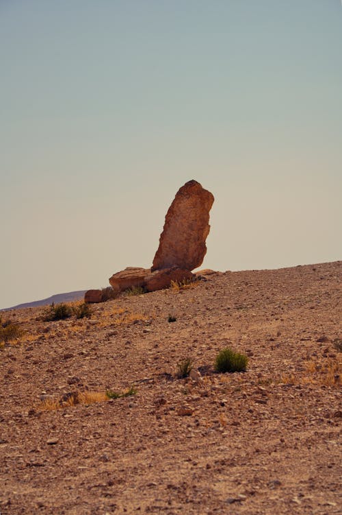 A Rock Formation on the Desert