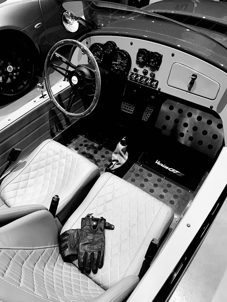 Retro Convertible Car Interior