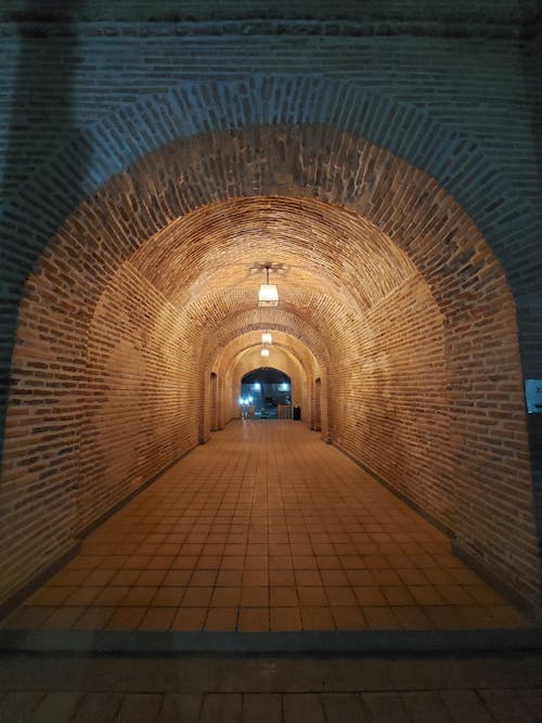 アーチ, トンネル, 垂直ショットの無料の写真素材