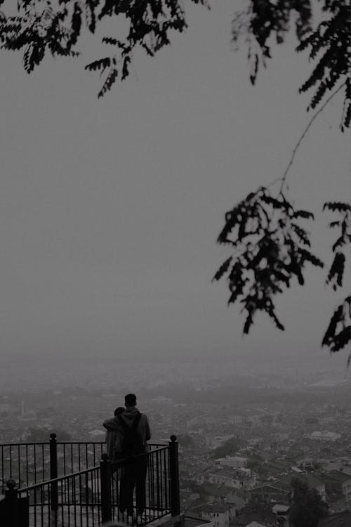 Couple Looking at the City 