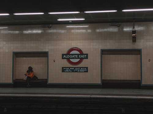 Aldgate East Station in London