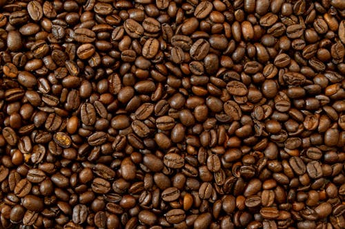 Pile of Roasted Coffee Beans