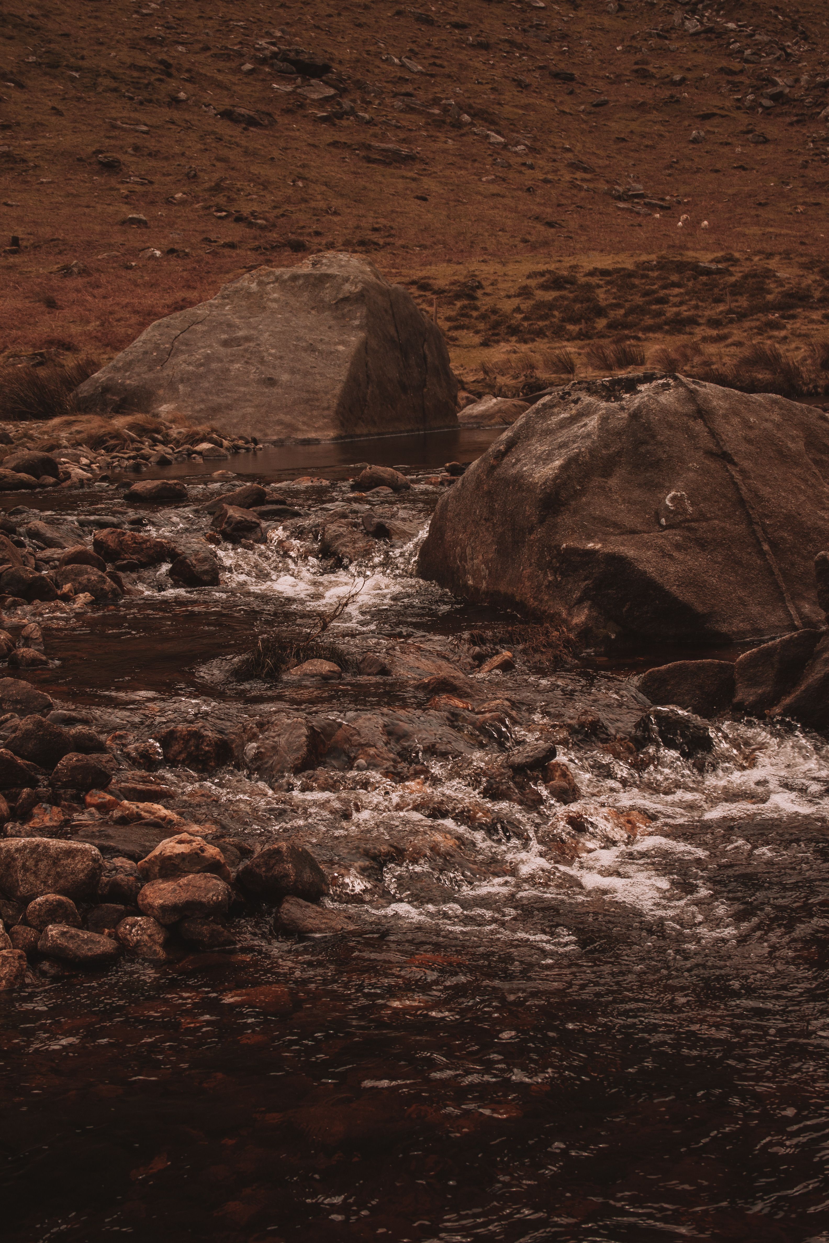 Rocks around Stream · Free Stock Photo