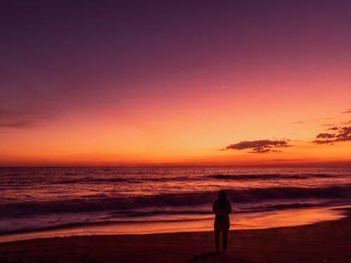 atardecer, beachlover, gökyüzü içeren Ücretsiz stok fotoğraf