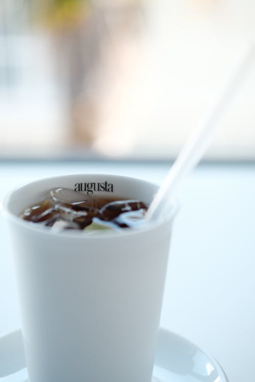 Close-up of a Drink with Ice 