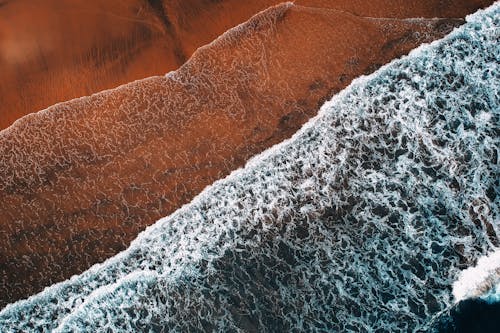 Aerial Shot Of Ocean