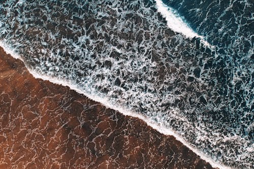Deniz Kıyısının üstten Görünüm Fotoğrafı