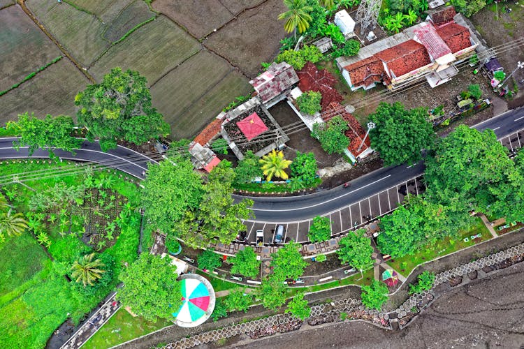 Aerial Photography Of Houses