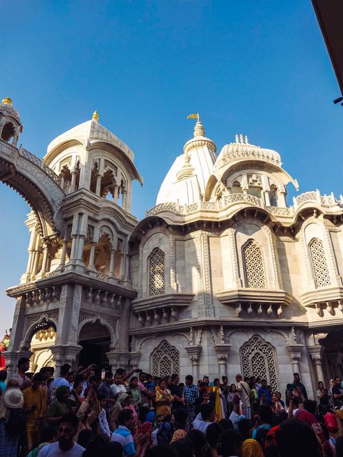Free stock photo of iscon, krishna, vrindavan Stock Photo