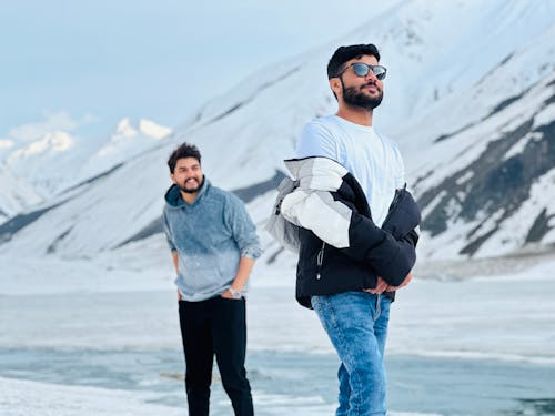 Men in a Mountain Valley