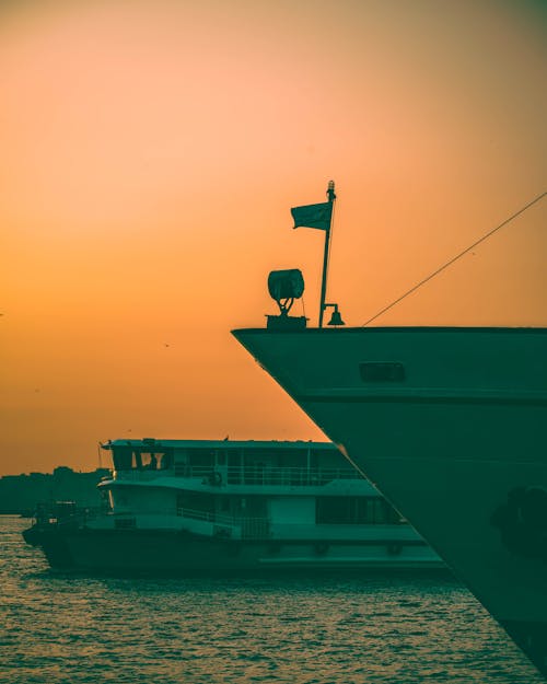 Ships at Sunset