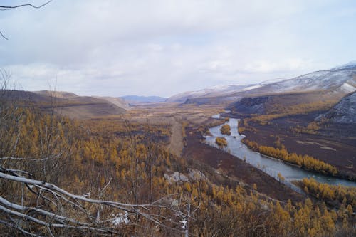 Autumn Landscape with River