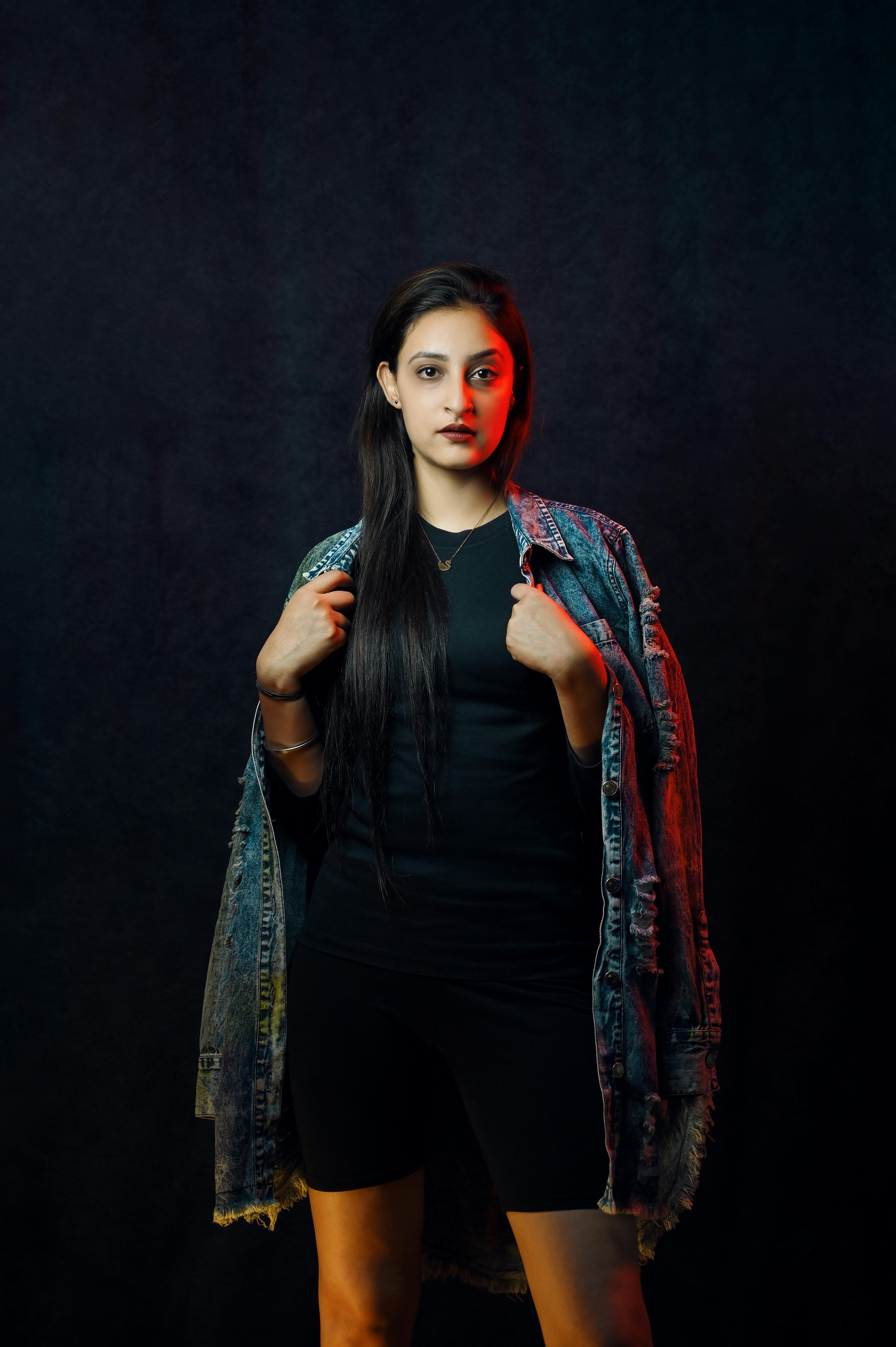 fashion photoshoot of beautiful girl · Free Stock Photo