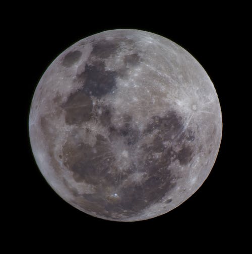 Foto stok gratis angkasa, background hitam, bulan purnama