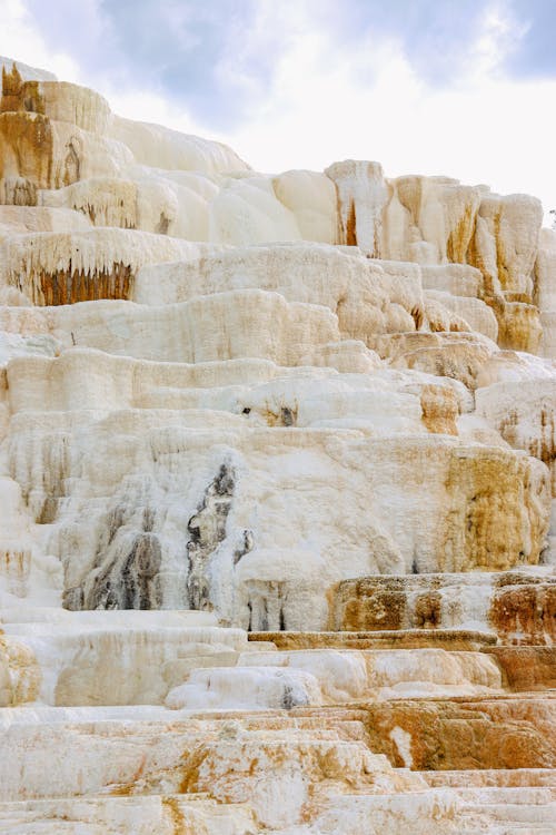 Barren, Eroded White Rocks