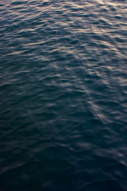Free Calm ocean waves reflecting sunlight near İzmit, Turkey. Perfect for backgrounds. Stock Photo