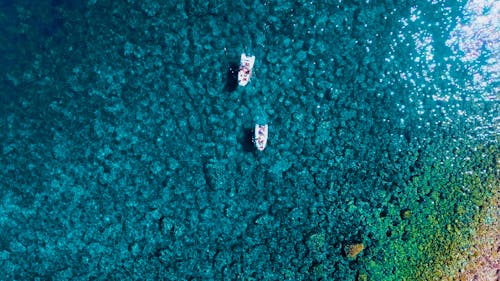 Aerial View of Body of Water