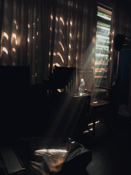 Sunbeams in Room Darkness