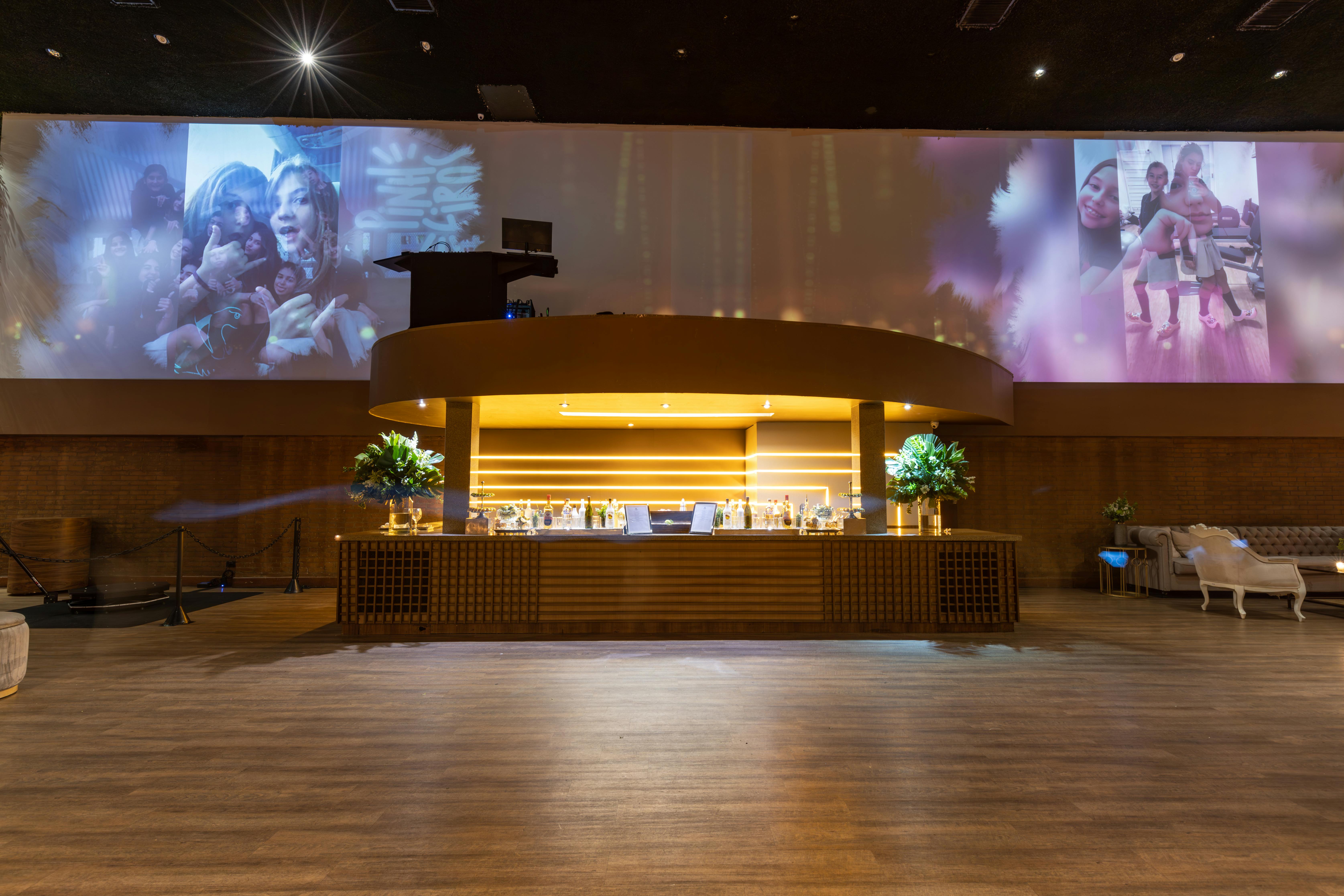 tasteful swinger event setup with cocktail lounge area - free swinging sites