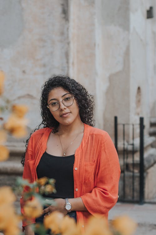 Portrait of Woman in Shirt