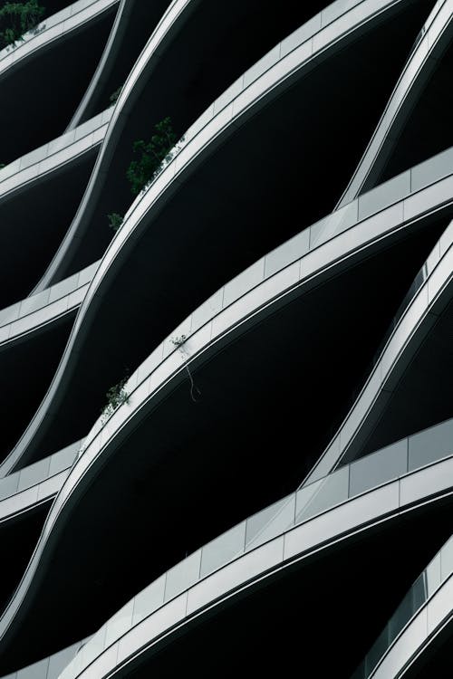 Glass Railings of Modern Building