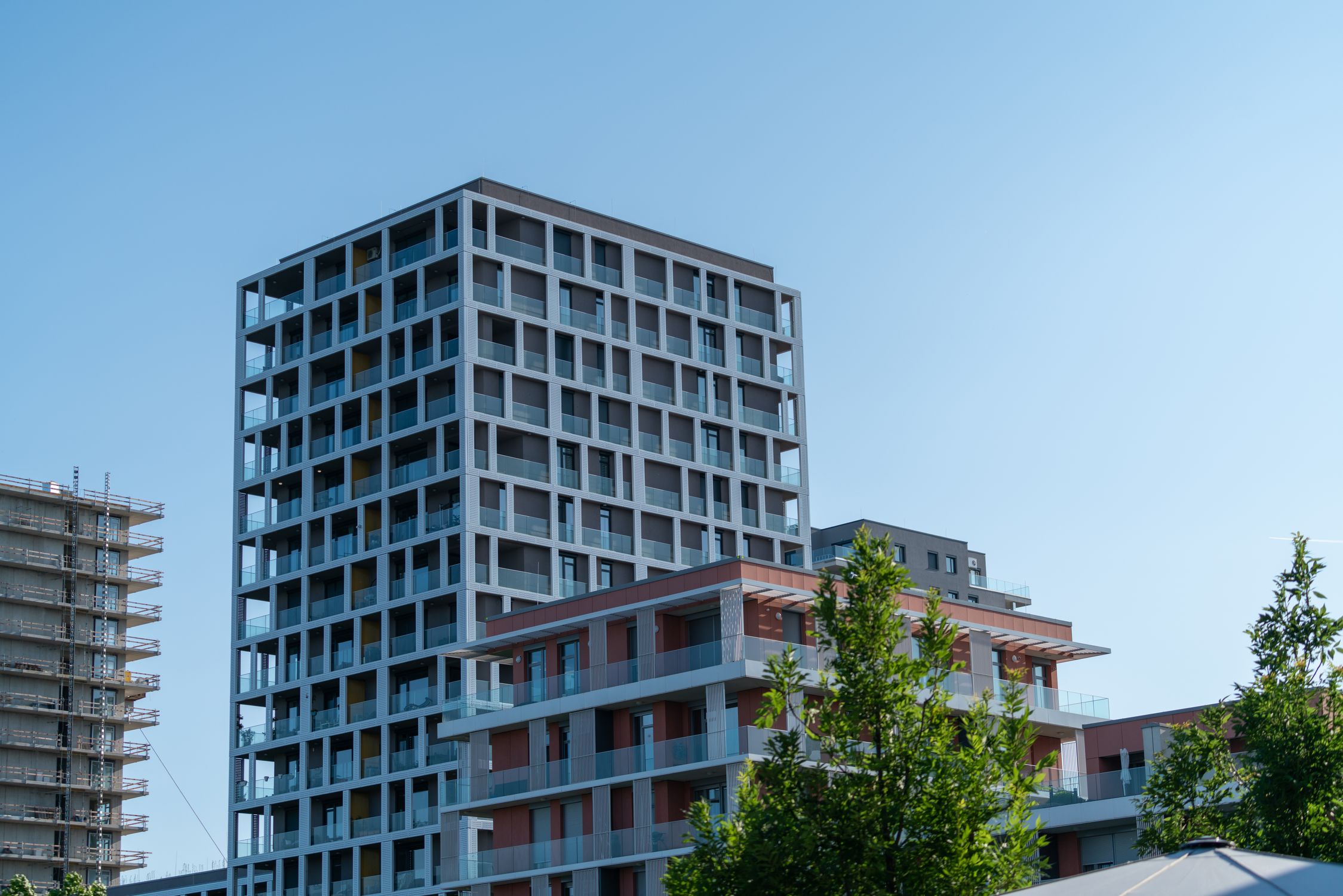 New Built Residential Building in Modern Simplistic Style · Free Stock ...