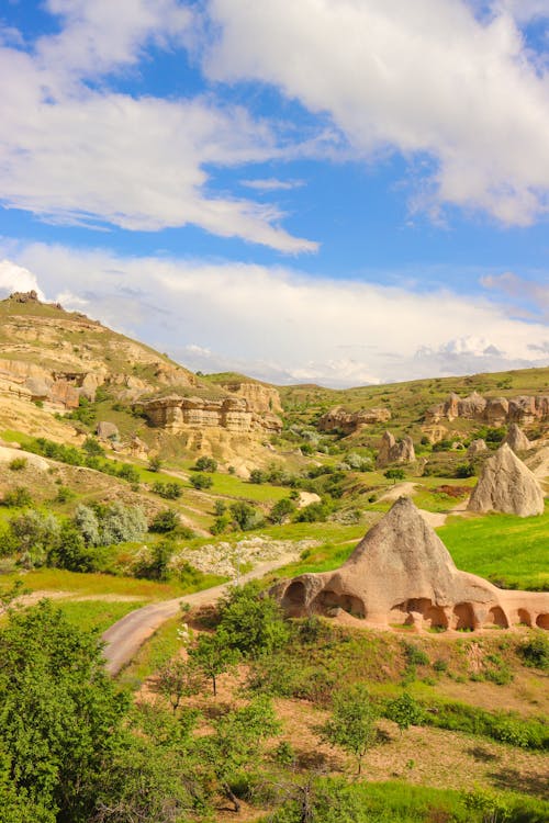 Foto stok gratis cappadocia, cerobong peri, formasi batuan