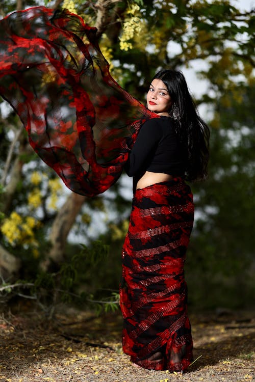 Model Posing with Scarf