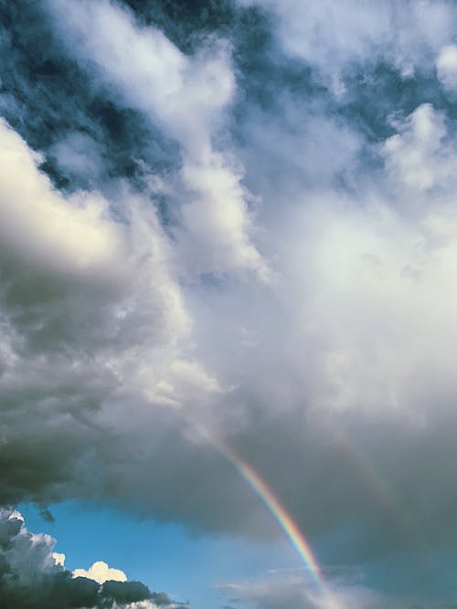 Kostenloses Stock Foto zu himmel, luft, regenbogen