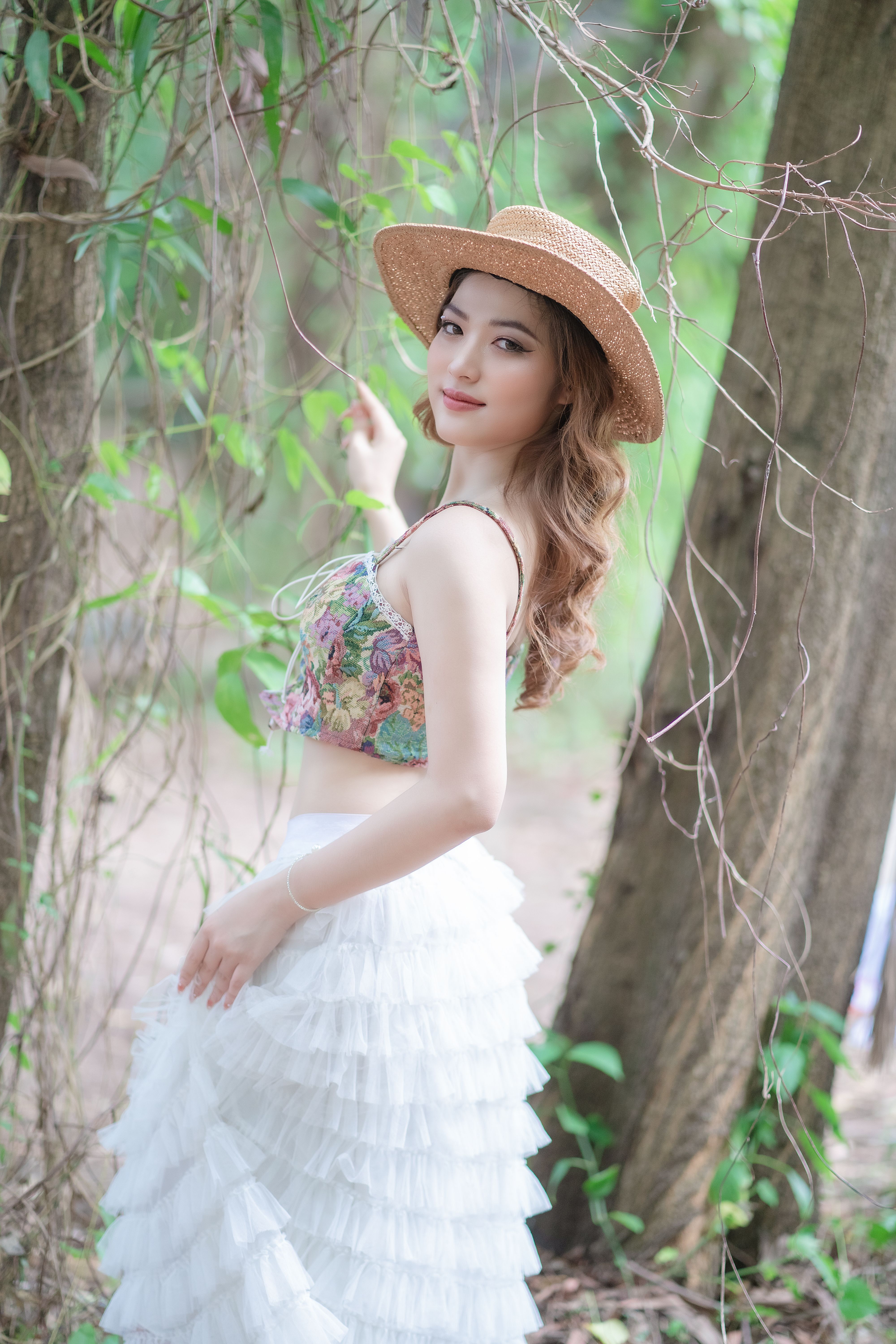 Portrait of a Woman Wearing a Hat · Free Stock Photo