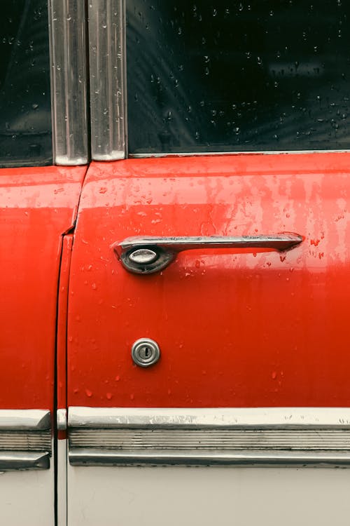 Close up of a Car Door Handle 