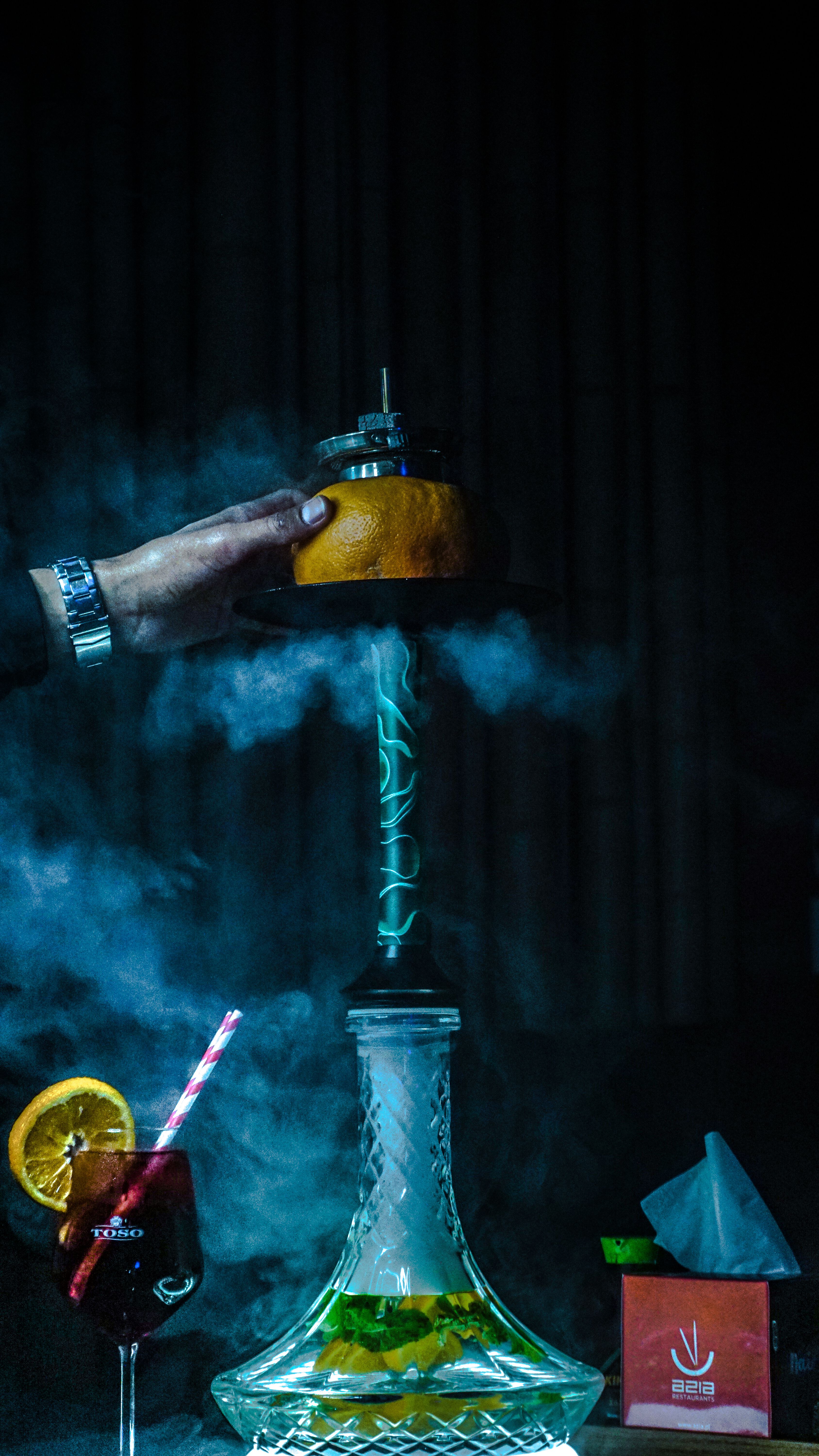 Chicha Classique Saveur Rose Orientale - Club Nijem Marrakech
