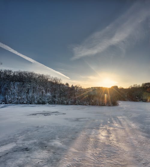 Ilmainen kuvapankkikuva tunnisteilla auringonlasku, flunssa, jää