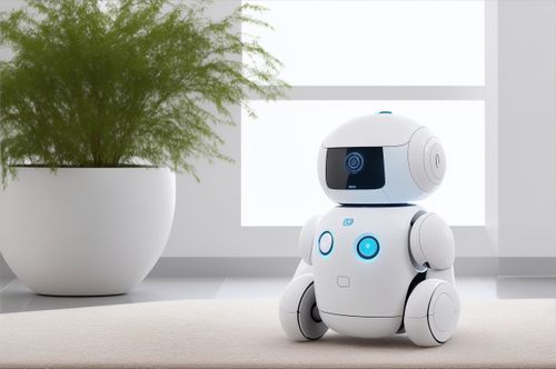 Free An adorable artificial intelligence robot Stock Photo