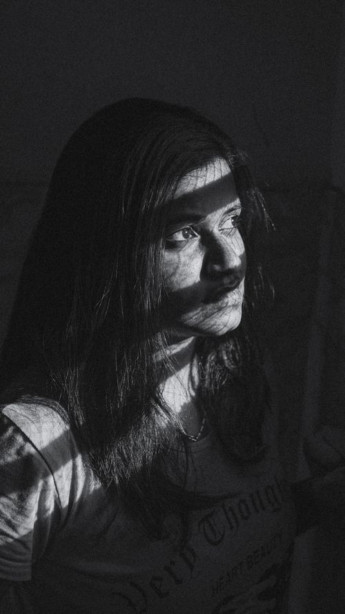Free stock photo of black and white, black and white film, black and white portrait Stock Photo