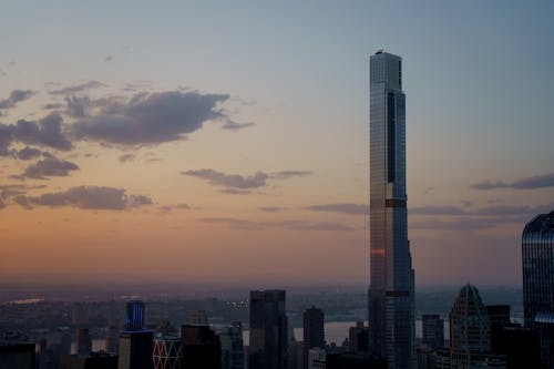 Central Park Tower at Dusk