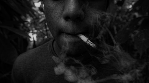 Free The only safer cigarette is your last one... Stock Photo