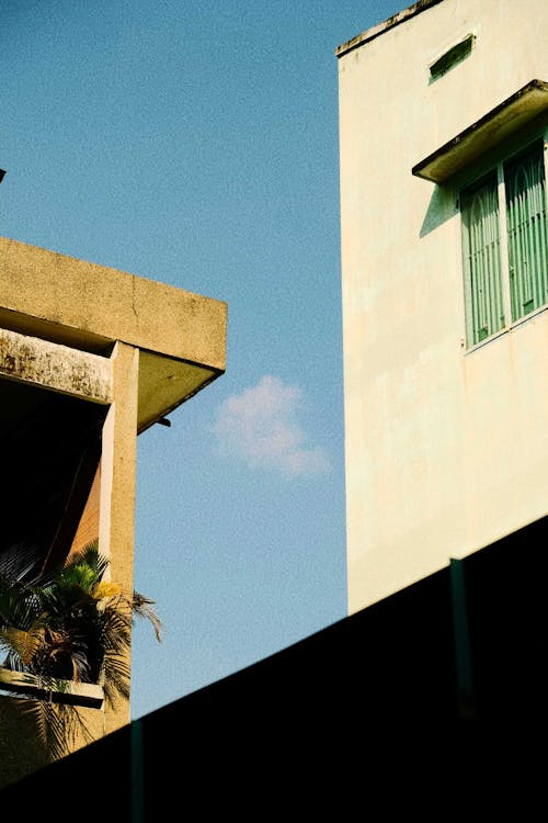 Sunlit Buildings Wall