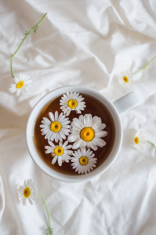 Tea with Flowers Petals