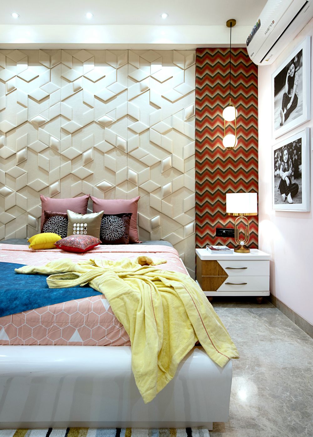 Modern feature wall