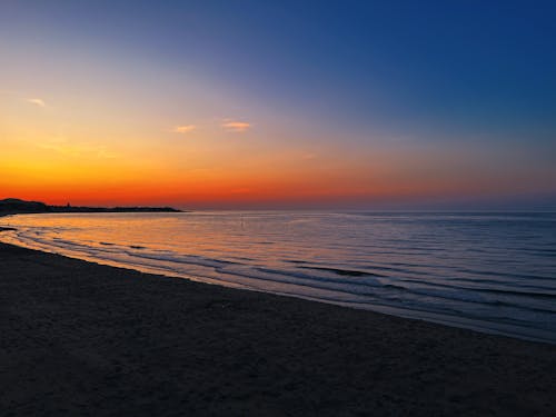 Scenic Sunset at the Beach 