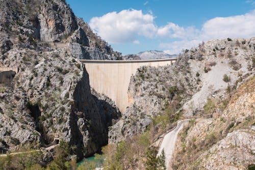 Imagine de stoc gratuită din baraj, erodate, însorit