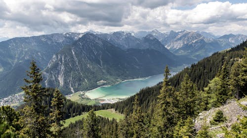 Landscape of Mountains in Austria